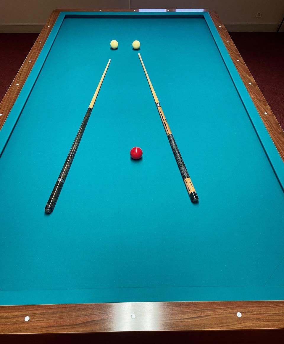 Billard billes queues